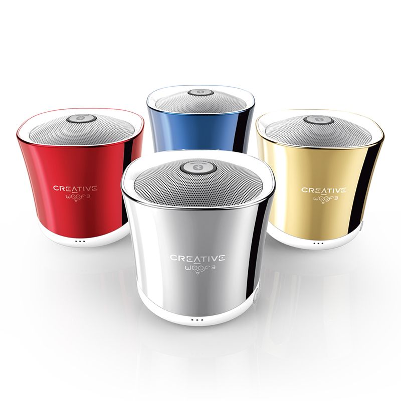 loa bluetooth creative woof 2 thiết kế nhỏ gọn, vẻ ngoài cá tính và thời trang
