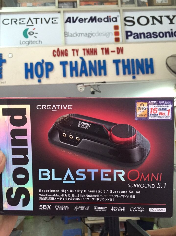 sound card blaster omni surround 5.1