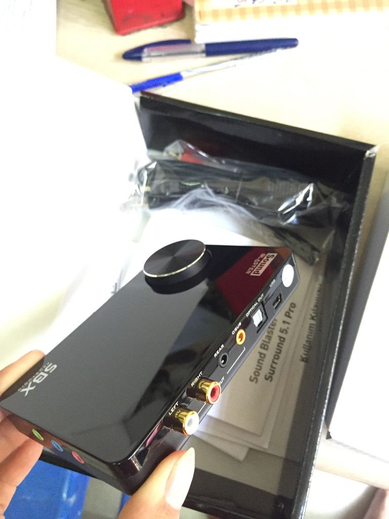 sound card blaster x-fi 5.1 pro