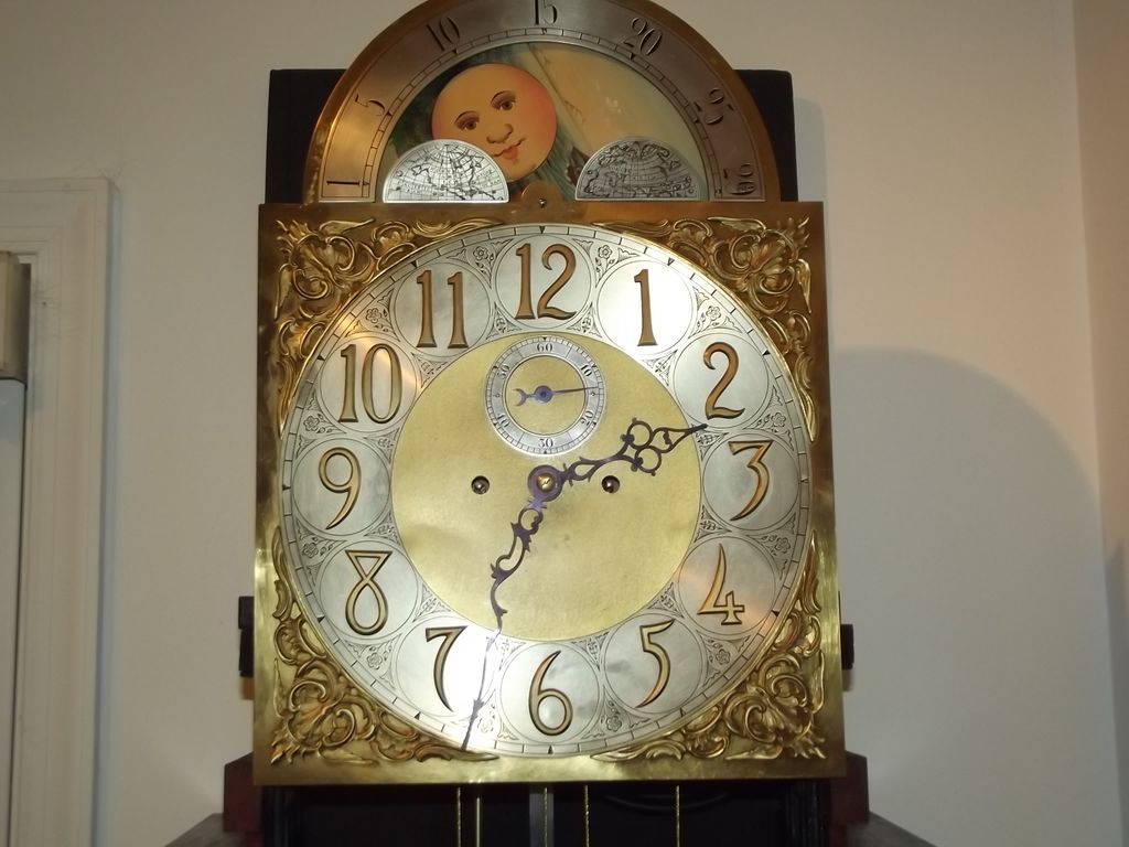 Rare Exquisite Regina Chime Clock Hall Clock Grandfather Clock Regina