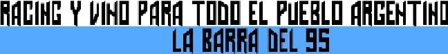 E. Si sos de Racing, apretá acá V2.0