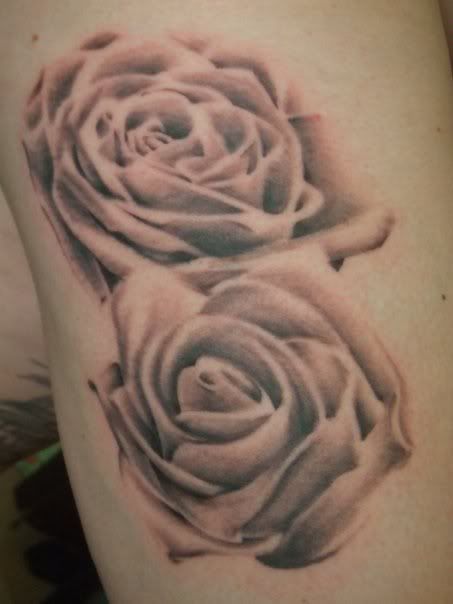 Roses (unfinished) by Robin @ Sideshow Tattoos, 
