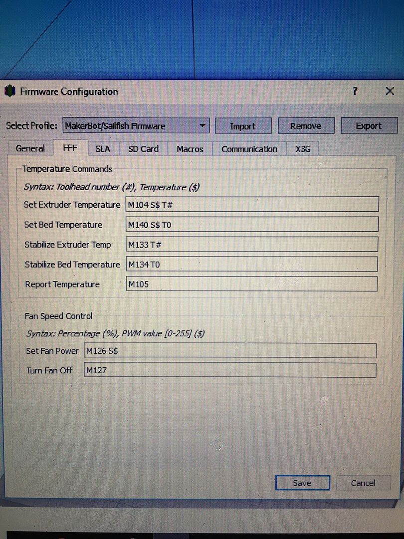 Active Cooling Fan Not Turning On With Gcode Simplify3D User Forum