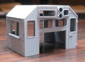 SD40-2 cab primed