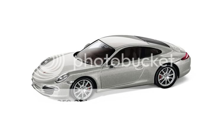 Porsche 911 Carrera s 991 Diecast Model Car Platinum Silver 1 43 Scale