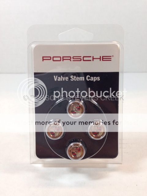 Porsche Colored Crest Valve Stem Caps Genuine Porsche Parts