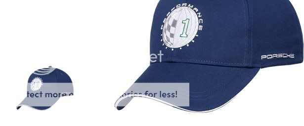 NEW Porsche Hat Cap with Porsche Performance Logo Blue  