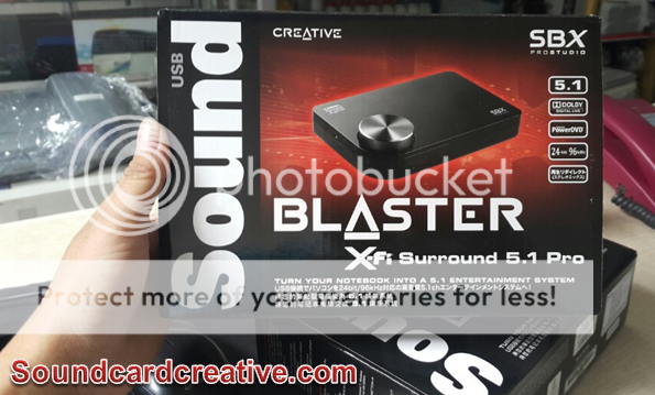 sound card creative blaster surround 5.1 pro khong remote