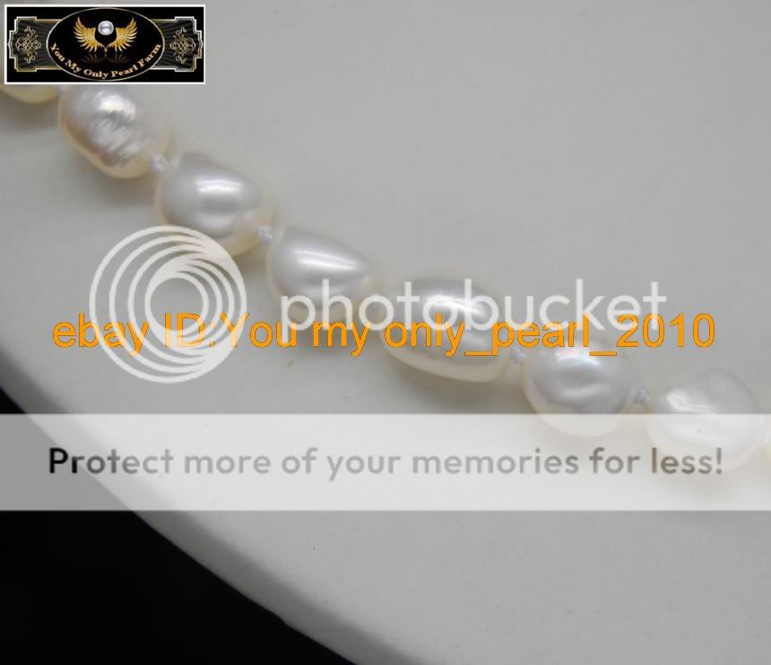 MPNatural white baroque pearl necklaces&bracelets 925s  